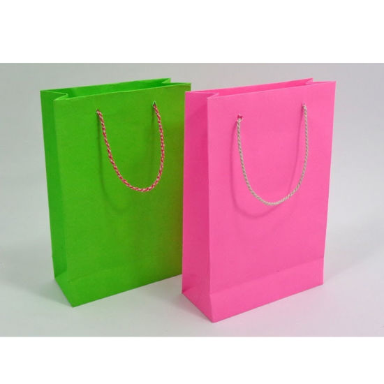 Laminated Cardboard Paper Bag in 160 GSM with Cotton Handle
