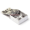 Gold Foil Cardboard Cosmetic Paper Box with Magnetic Closure