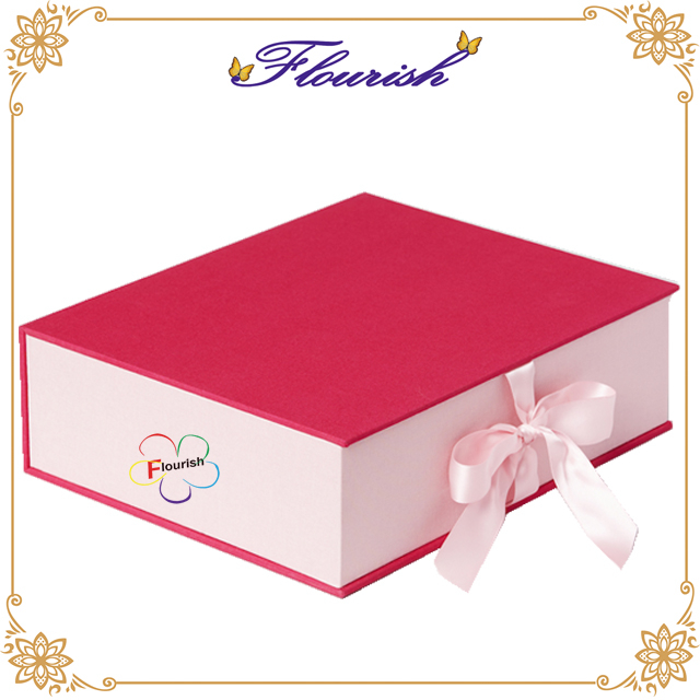Lovely Book Shaped Rectangle Paperboard Birthday Wedding Party Gift Packing Box with Bow-tie 