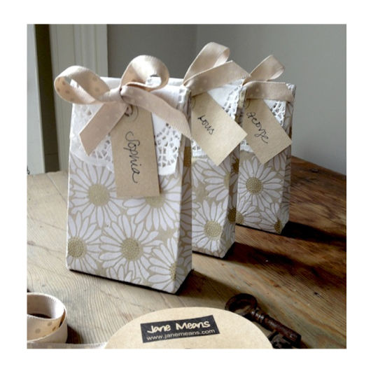 Printed White Apparel Packaging Vogue Bag