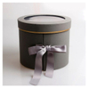 Green Color Round Cardboard Flower Box