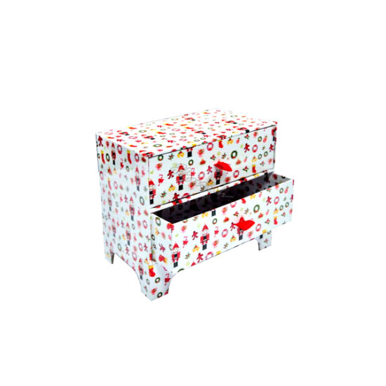 Two Layer Cardboard Jewelry Storage Drawer Box