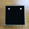 Shiny Silver Stamping Luxury Cardboard Jewelry Box