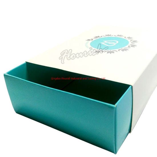 Silver Stamping Skin Solution Cosmetic Packaging Box