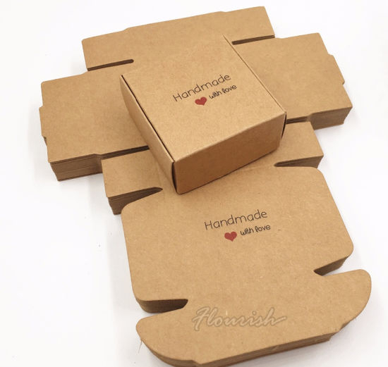 Retail Price Custom Logo Printed Foldable White And Brown Kraft Paper
