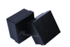 Black Cardboard Men's Square Watch Box with Pillow