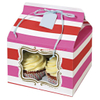 Golden Dot Printing Party Favor Tall Cake Box