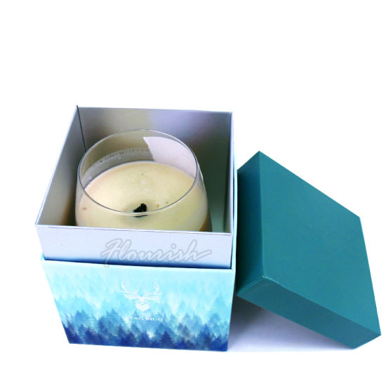 Rigid Single Candle Set Display Kraft Paper Box