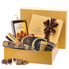 Custom Logo Luxury Golden Color Fancy Art Paper Gift Box