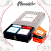 Luxury Hot Stamping Cardboard Mooncake Dessert Box 3 Pack