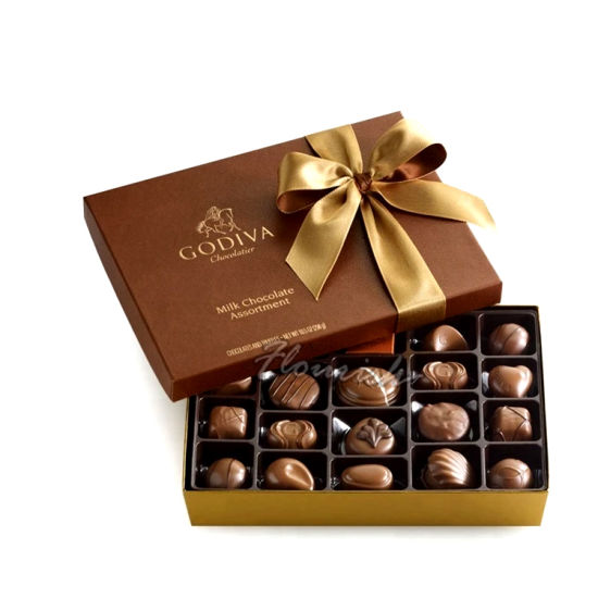 Customized Art Paper Chocolate Gift Packaging Box with Tray Insert