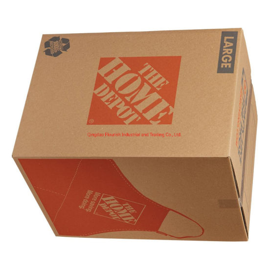 Custom Logo Printed Square Corrugated Cardboard Garlic Packing Box