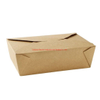 Recyclable Original Brown Kraft Paper Office Lunch Box with WIndow