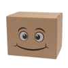 White Corrugated Board Vegetable And Fruit Shipping Packaging Carton Box 