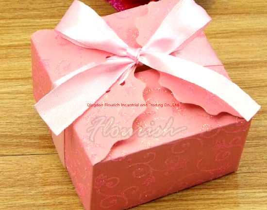 Pink Butterfly Element Die Cut Paper Box