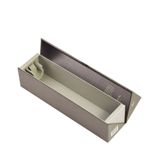 Strong Durable Heavy Duty Corrugated Paper Fine Wine Champagne Triangular Tube Box