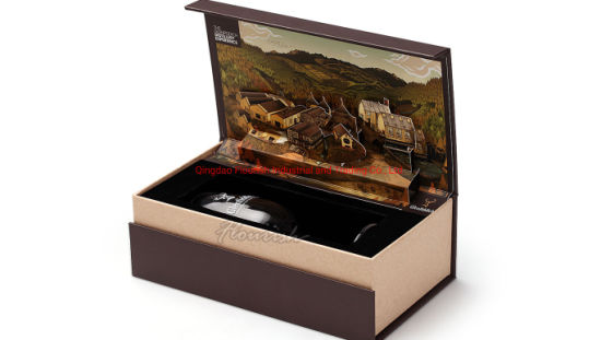 Flip Top Type Rigid Rectangle Cardboard Tea Bag Gift Box