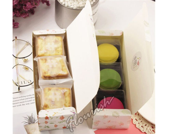 Flat Packing Cardboard Biscuit Cookie Dessert Gathering Gift Box