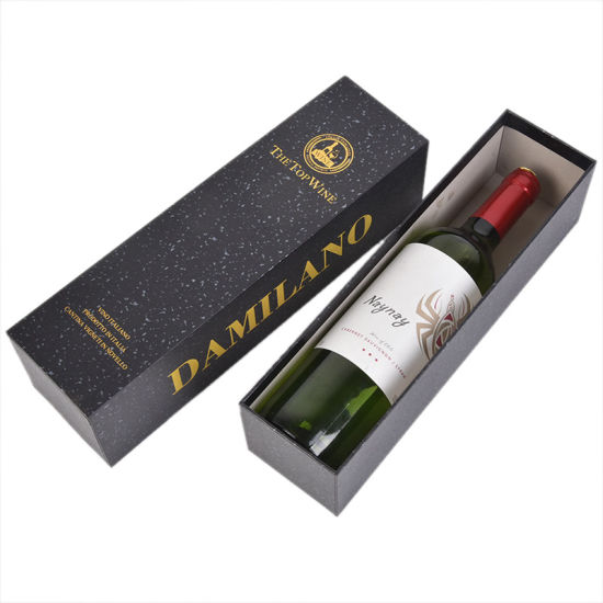 Gold Stamping Silver Stamping Gray Board Wine Box