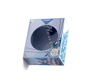 Custom Logo Square Shaped Cardboard Paper Gift Packing Boxes with Clear Window 