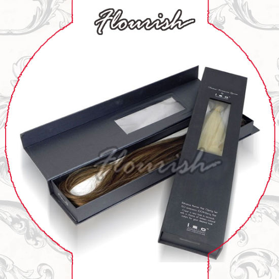 Custom Silver Stamping Lace Frontal Hair Box