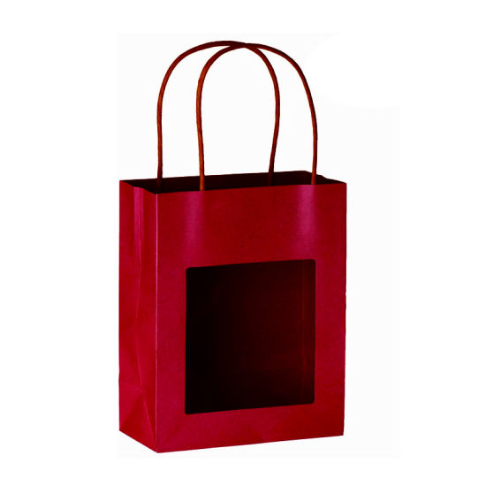 Pure Kraft Paper Bag with Twist Handle in 100 GSM