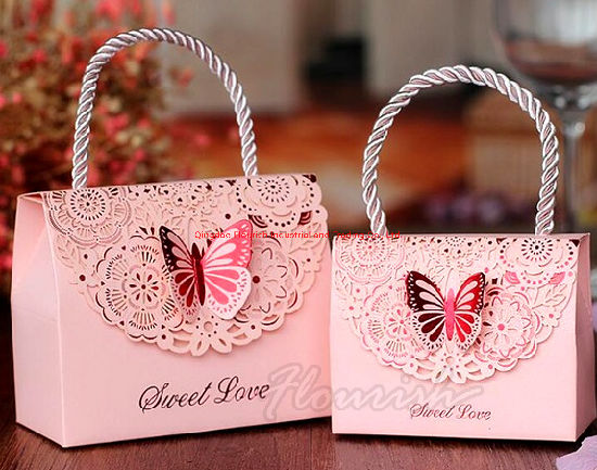 Foldable Romantic Wedding Party Gift Storage Bag