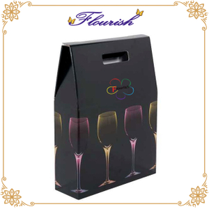 Strong Integrated Wine/ Beverage Packaging Box with Die Cutting Handle