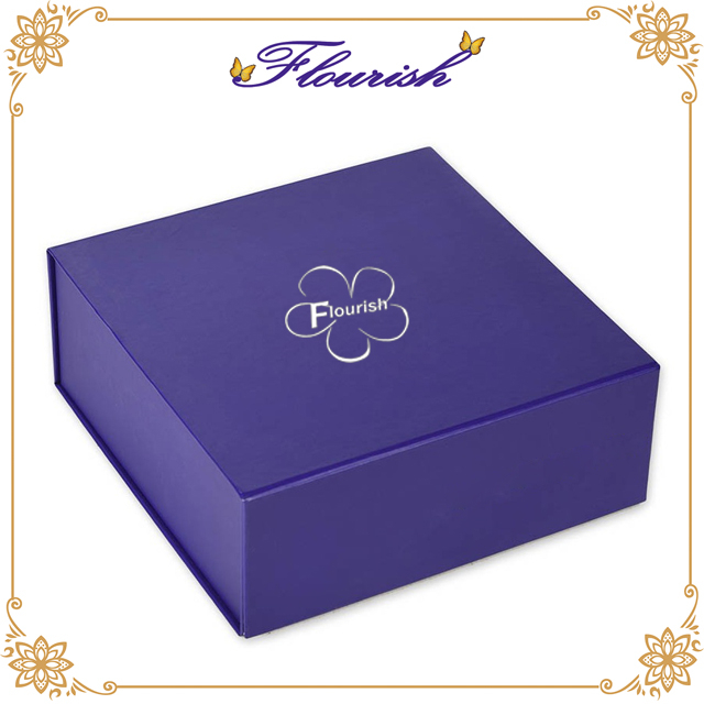 Custom Design OEM Logo Hot Foil Strong Cardboard Jewelry Gift Paper Box
