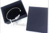 Bright Green Color Square Coated Paper Bangle Jewelry Box