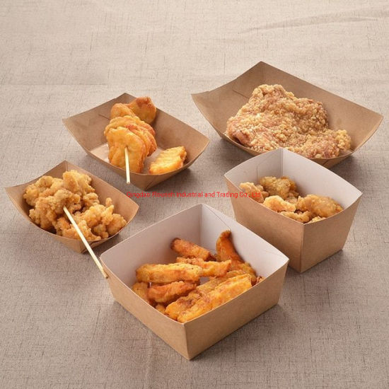 Biodegradable Easy Pack Grease Resistant Take-out Fast Food Box