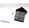Luxury Black Velvet Ring Packaging Cardboard Box