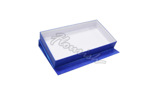Promotional Elegant Blue Square Cardboard Perfume Box