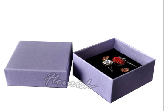 Simple Drawer Type Plain Color Jewelry Brooch Box
