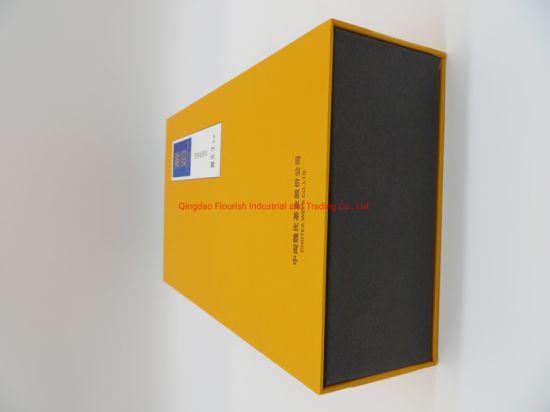 Custom Logo Luxury Golden Color Fancy Art Paper Gift Box