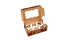 Eco-Friendly Kraft Paper Bakery Cupcake Window Box