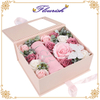 Pink Color Valentines' Day Proposal Flower Gift Packaging Box with Window