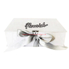 Medium Size Beige Art Paper Gift Box for Party And Events with Ribbon