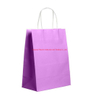 Kraft Paper Washed Printing Blue Bag