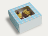 Factory Direct Sale Simple Style Beige Cardboard Dessert Packaging Box