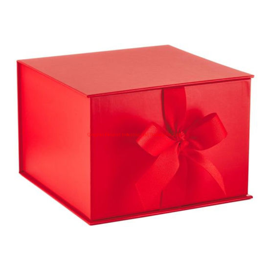 Large Rigid Cardboard Polk Dot Favor Birthday Party Gift Packaging Box