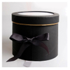 Custom Flower Printing White Cardboard Wedding Gift Packaging Round Box