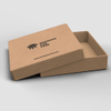Window Type Men's Bathrobe Storage Kraft Paper Box
