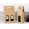 Brown Kraft Paper Wine Champagne Beer Drinks Packaging Bag 