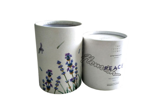 China Made Brown Kraft Paper Round Tube Tea Box