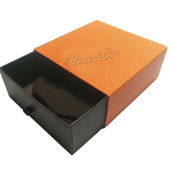 OEM Logo CMYK 4 Color Printing Sleeve Type Gift Packaging Box 