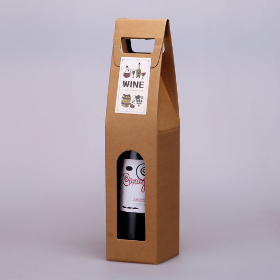 China Made Kraft Cardboard Beer Bottle Carrier