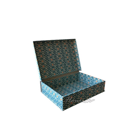 Premium Blue Color Shirt Belt Birthday Gift Packaging Box for Boyfriend