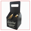 White Corrugated Paper Wine Bottle Packaging Basket Box
