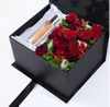 Gold Stamping Purple Cardboard Bouquet Surprise Box